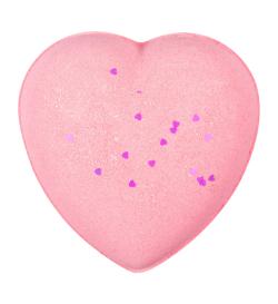 Бомбочка для ванны 'Сердце' лаванда, розовая, 150гр