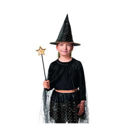 Набор карнавальный Волшебница (шляпа,юбка,плащ, палочка)