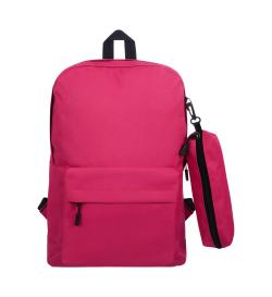 Рюкзак с пеналом, розовый