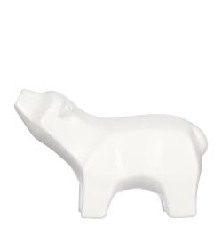 Фигурка декоративная Белый медведь 18см