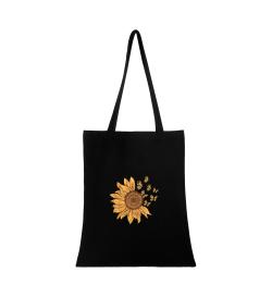 Сумка-шоппер Sunflower, черная