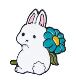 Брошь Bunny flower