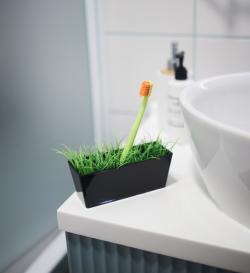 Подставка для зубных щёток, газон