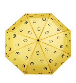 Зонт Faces, желтый, автомат