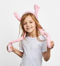 Ободок с подвижными ушами светящийся 'Rabbit'