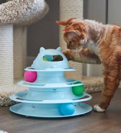 Комплекс игровой для кошек с шариками