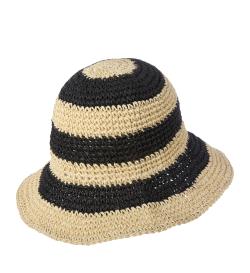 Шляпа плетеная 'панама', в полоску