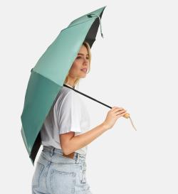 Зонт Wood handle зеленый, механика