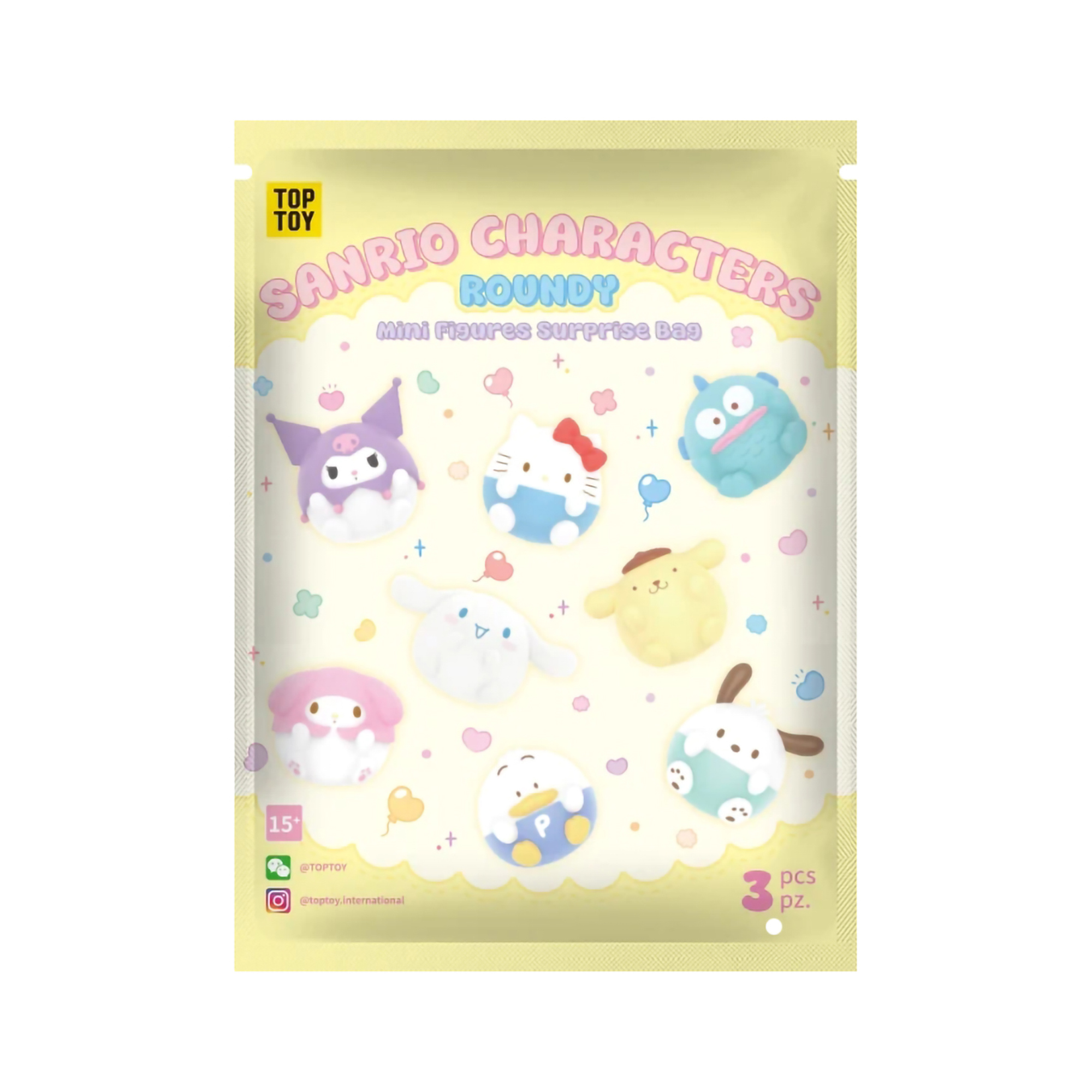Фигурка Аниме Sanrio Family Round Series в асс., фото 