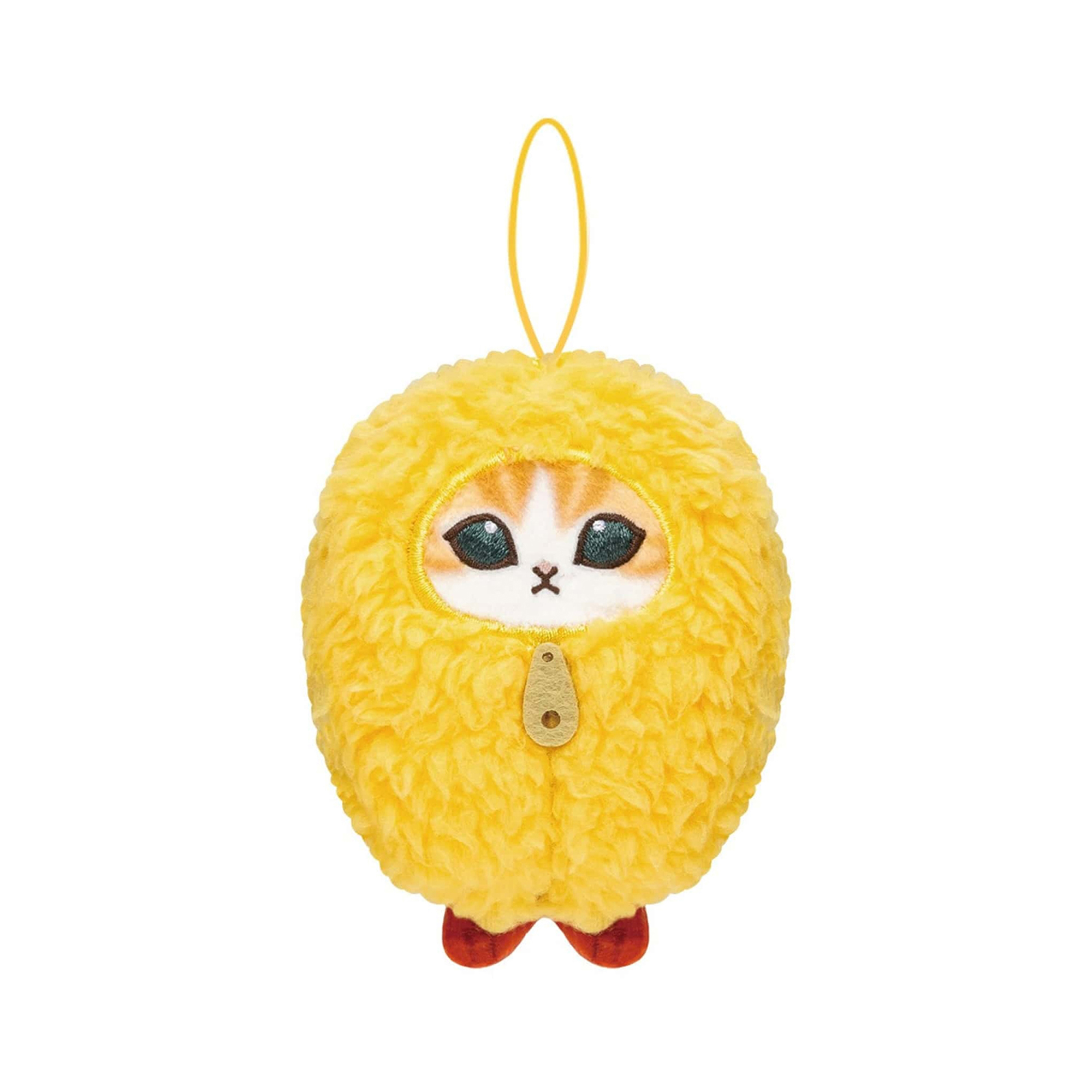 Фигурка Аниме Плюш Mofusand Sleeping Bag Fried Shrimp Mascot Mini, 7 см, фото 