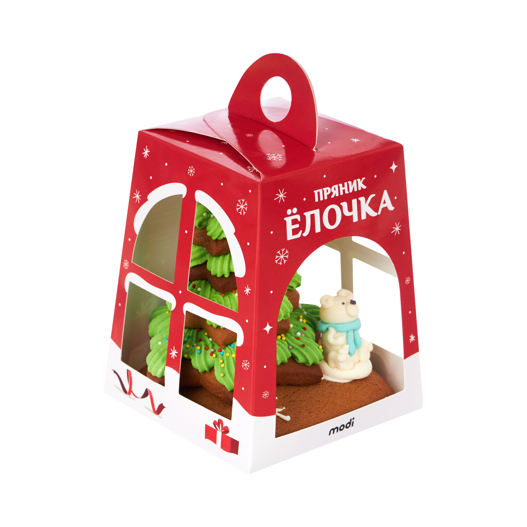 Пряник 'Елочка 3D', 210г, фото 