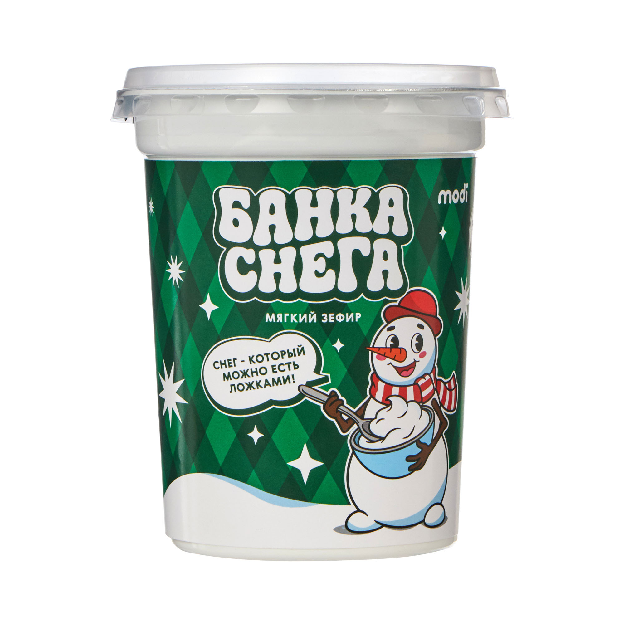 Мягкий зефир в банке 'Снег' 170 г, фото 