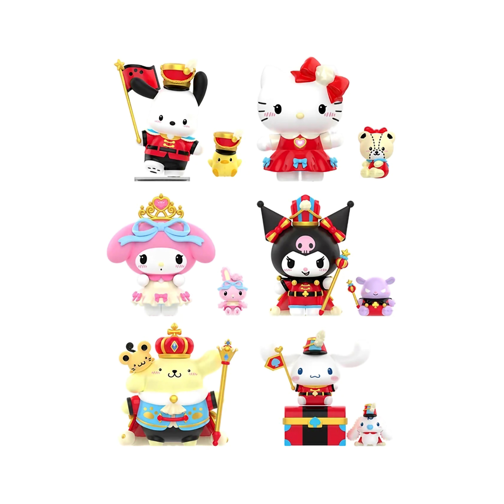 Фигурка Аниме Sanrio Family Nutcracker Series, 9 см в ассортименте, фото 