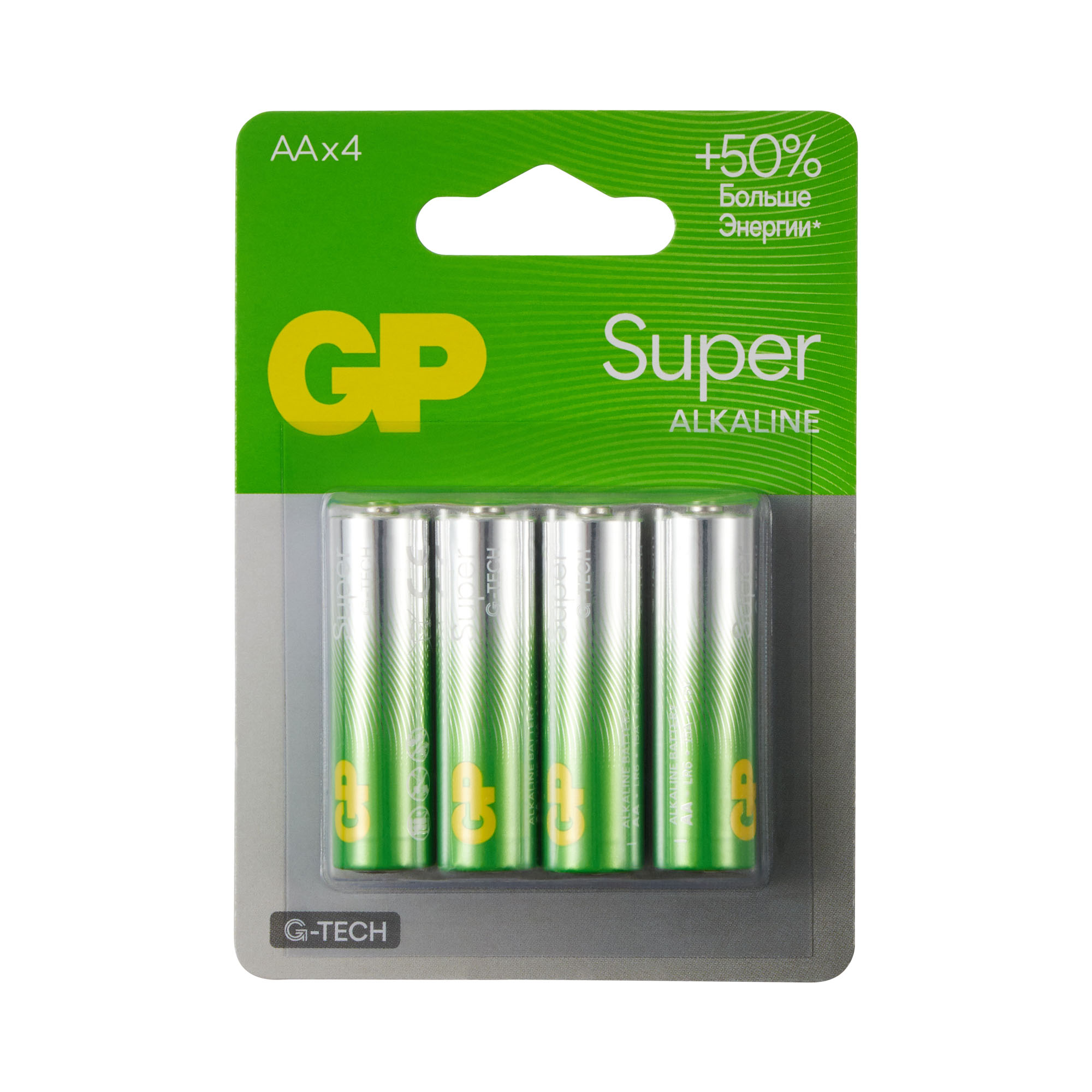 Батарейки GP Super Alkaline - АA (4 шт), фото 