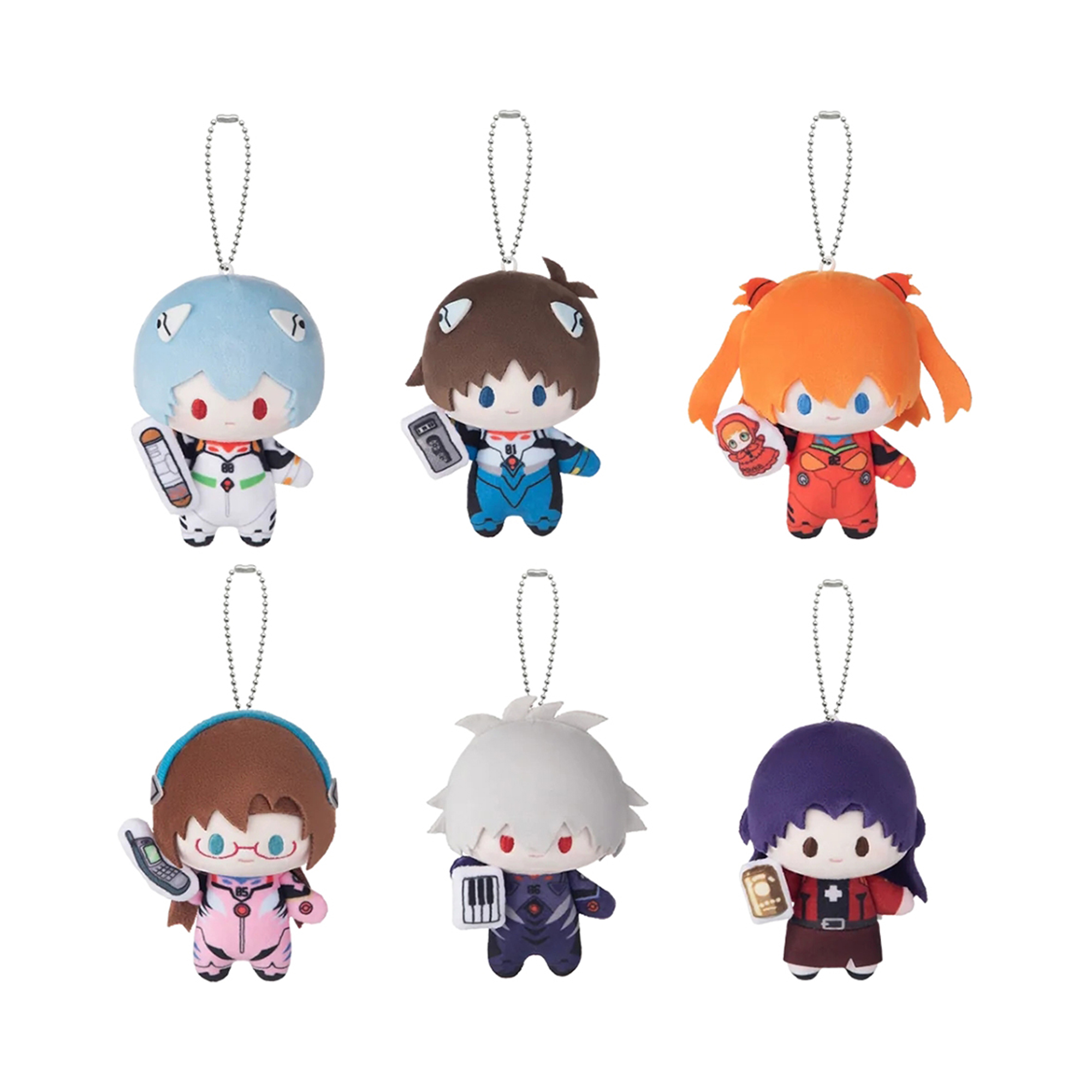 Фигурка Аниме Плюш Евангелион Bilibili Goods Neon Genesis 'Rewritten' miniQ , 11см, фото 