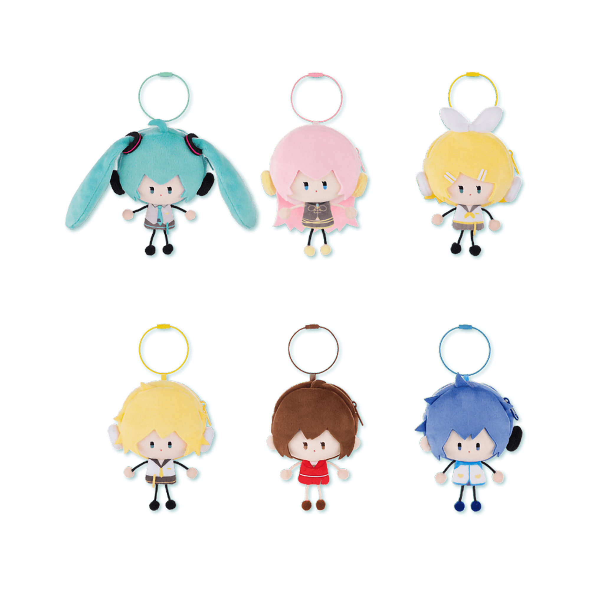 Фигурка Аниме Плюш Хатсуне Мику Bilibili Goods Bag Charm, 12см, фото 