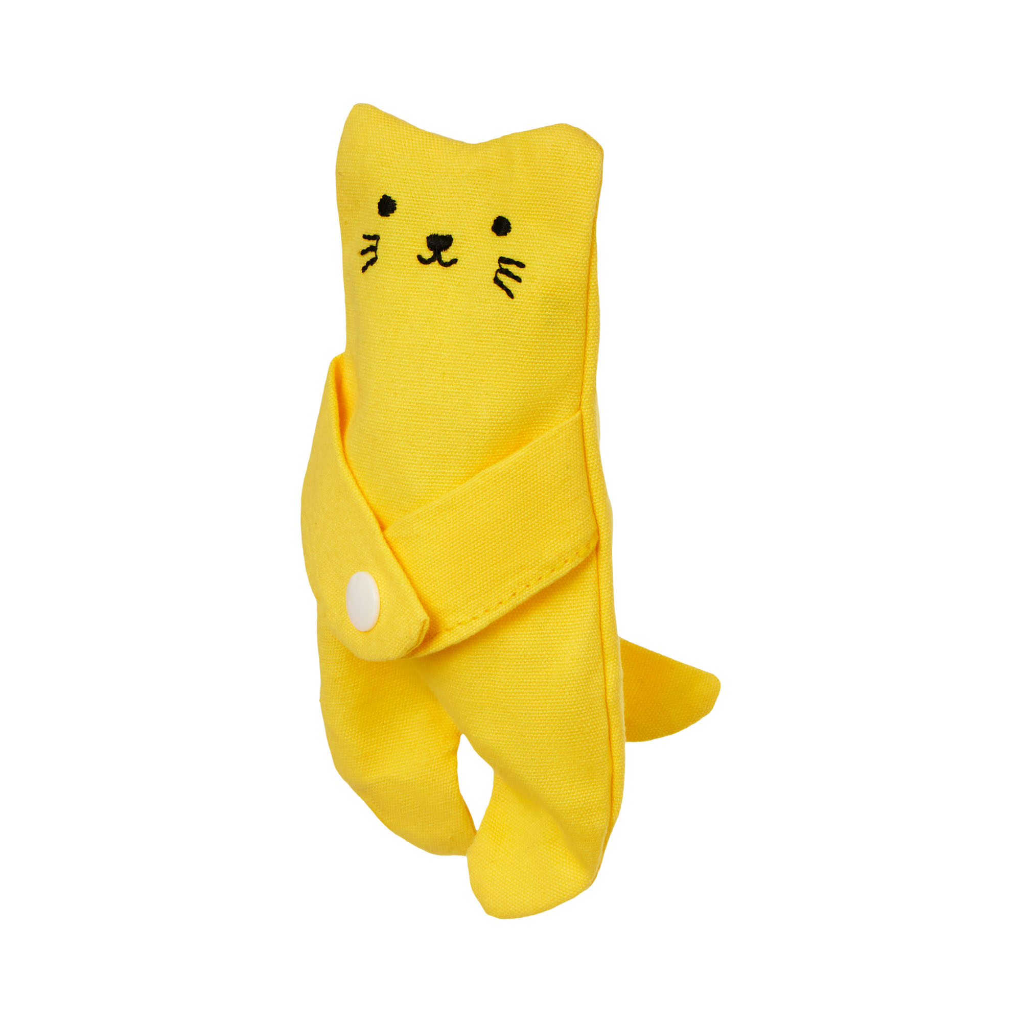 Кошелек для мелочи Обнимающий кот, желтый, фото 