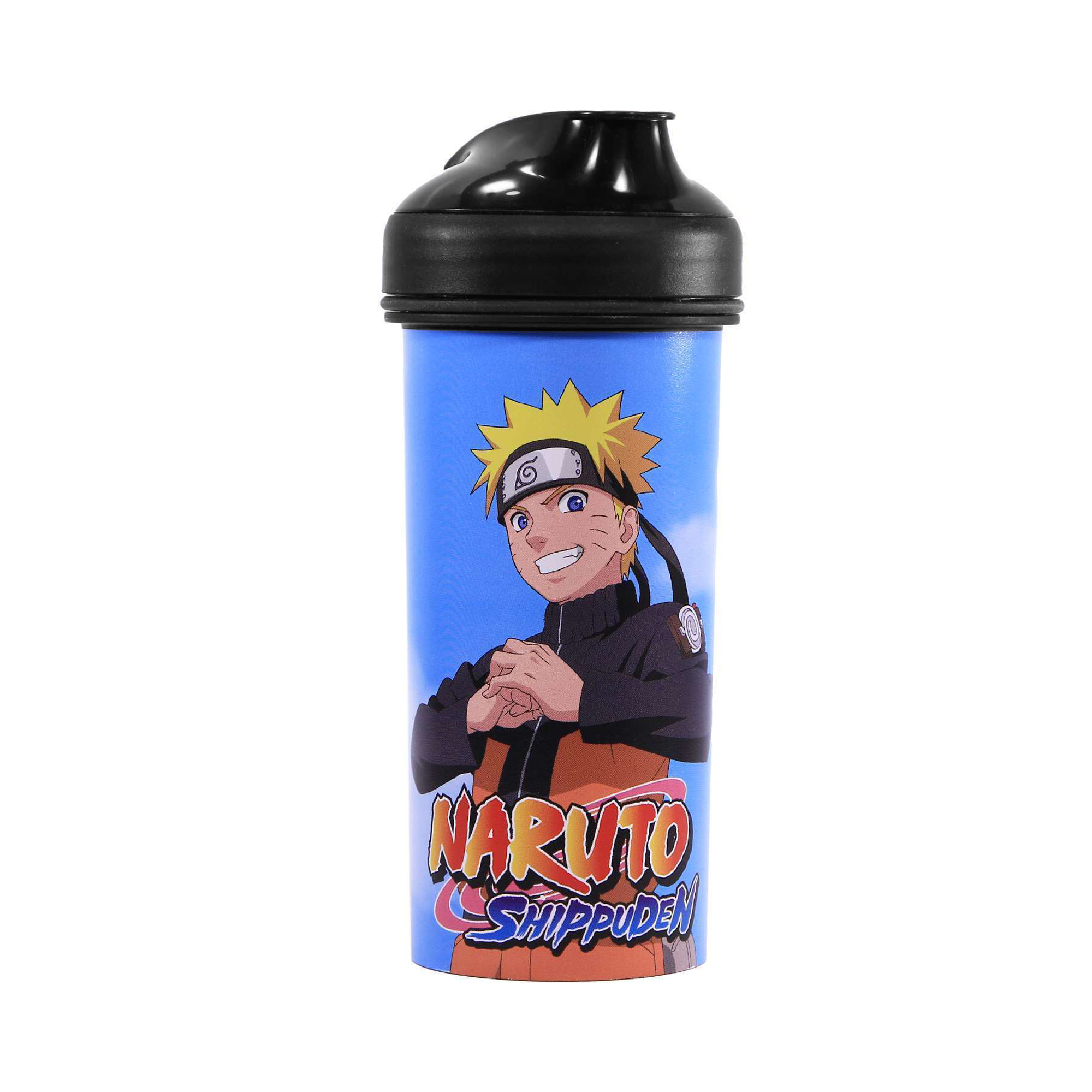 Бутылка для холодных напитков с петлей Naruto, 400 мл., фото 