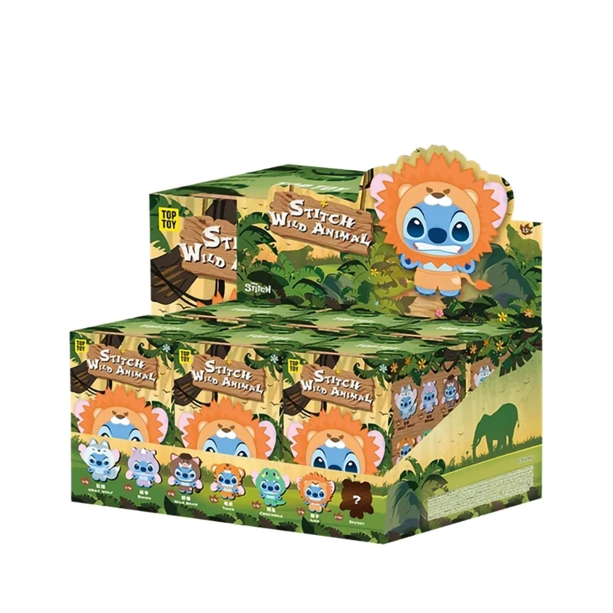 Фигурка Дисней Плюш Стич Wild Animals Series, 13 см в ассортименте, фото 