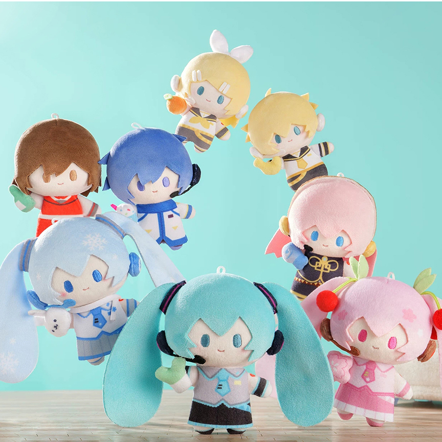 Фигурка Аниме Плюш Хатсуне Мику Bilibili Goods Mini-Q, 10см, фото 