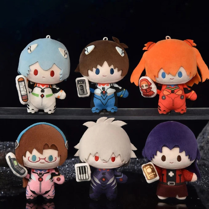 Фигурка Аниме Плюш Евангелион Bilibili Goods Neon Genesis 'Rewritten' miniQ , 11см, фото 