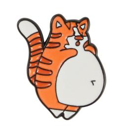 Брошь Fat cat