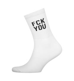 Носки со спортивной резинкой "Fck you", 1 пара