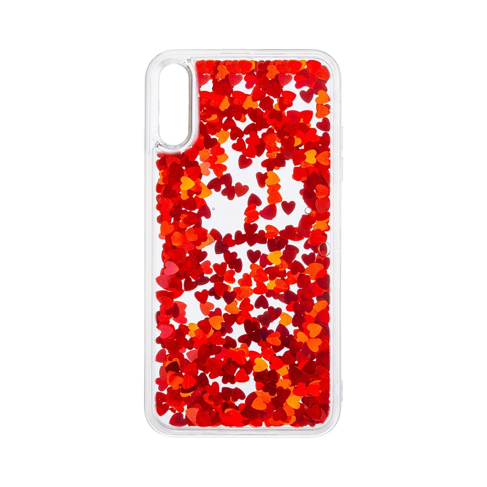 Чехол для iPhone X/XS Heart glitter | купить в modi.ru