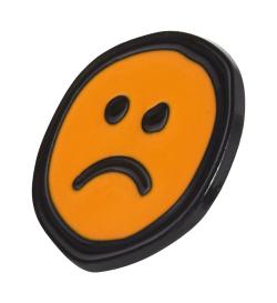 Брошь Sad face