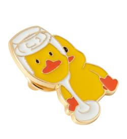 Брошь Duck in the glass
