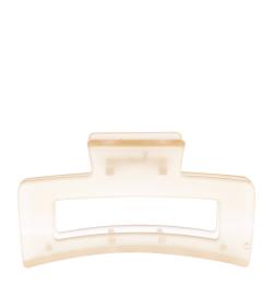 Краб для волос, Square clear matt, 8см