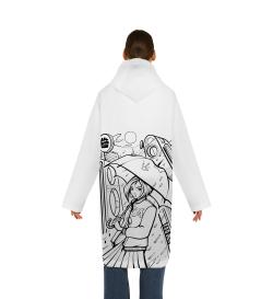 Дождевик Anime Girl, белый, размер M