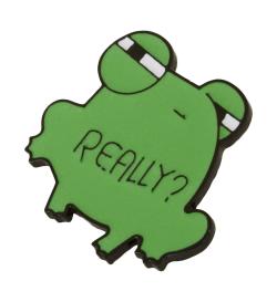 Брошь Really frog