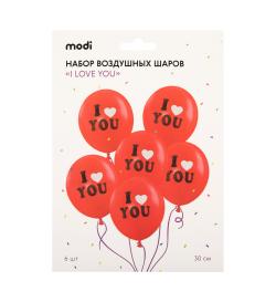 Набор воздушных шаров 'I love U'