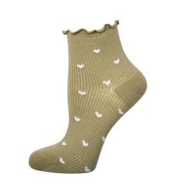 Носки женские Heart ruffle, 1 пара